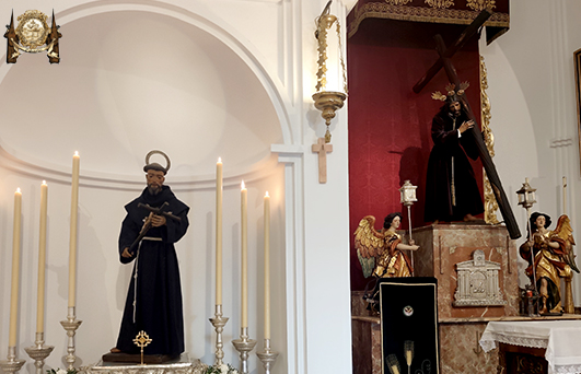 Altar de cultos consagrado a San Francisco de Asís