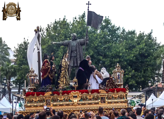 Paso de misterio de la Hermandad de la Santa Cruz